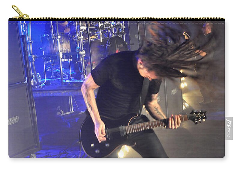 Tfk Zip Pouch featuring the photograph TFK-Ty-4172 by Gary Gingrich Galleries