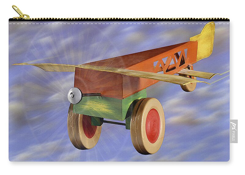 Toy Planes Zip Pouch featuring the photograph The 356th Toy Plane Squadron 2 by Mike McGlothlen