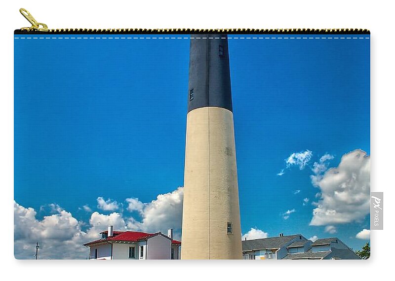 Lighthouse Zip Pouch featuring the photograph The Absecon Light by Nick Zelinsky Jr