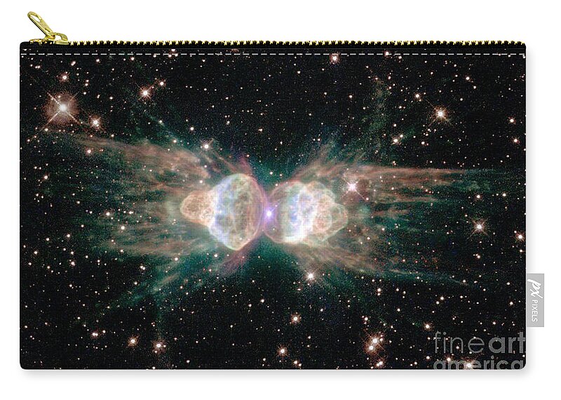 Ant Nebula Zip Pouch featuring the photograph The Ant Nebula Mz3 by Science Source