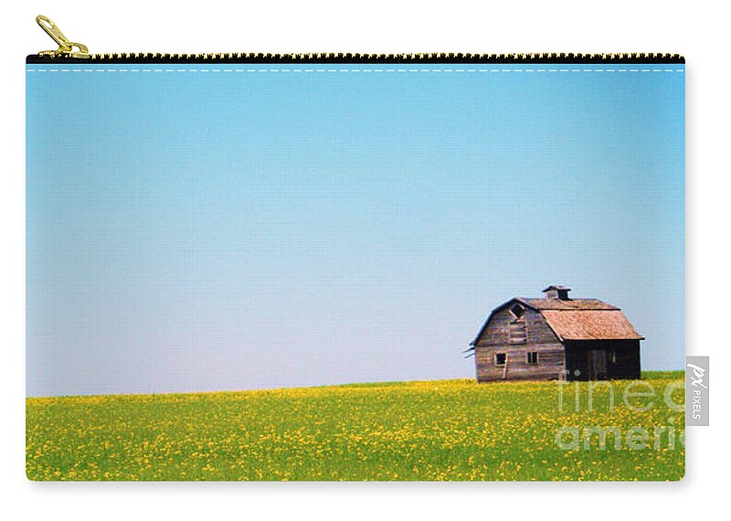 Photograph Zip Pouch featuring the photograph the Barn by Marianne NANA Betts