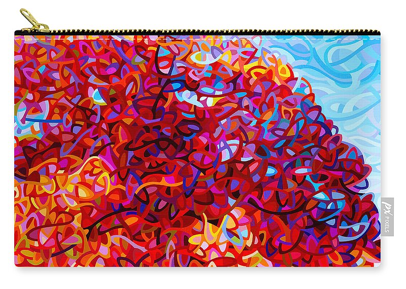Art Carry-all Pouch featuring the painting The Buddha Tree by Mandy Budan