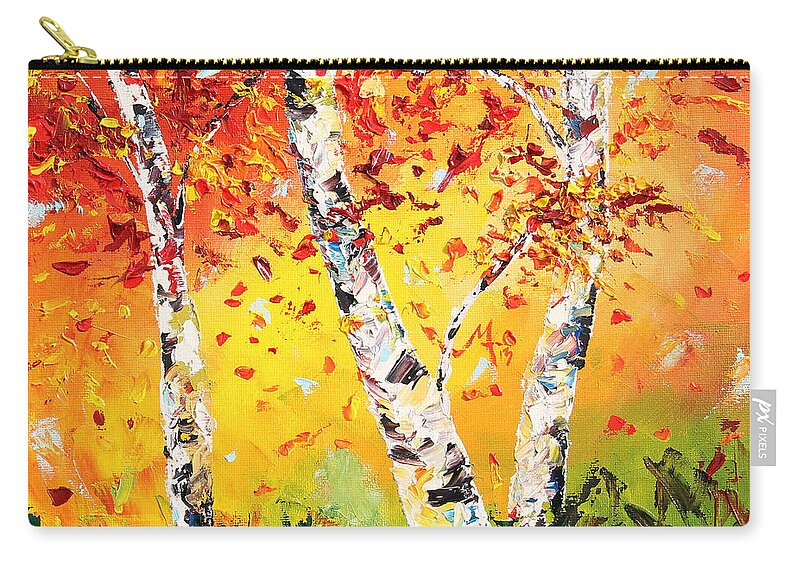 Autumn Carry-all Pouch featuring the painting The Change by Meaghan Troup