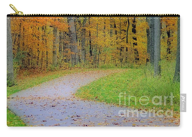 Autumn Zip Pouch featuring the photograph The Colors Of Autumn by Kay Novy