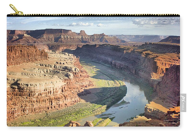 National Park Zip Pouch featuring the photograph The Colors of Canyonlands by Ellen Heaverlo