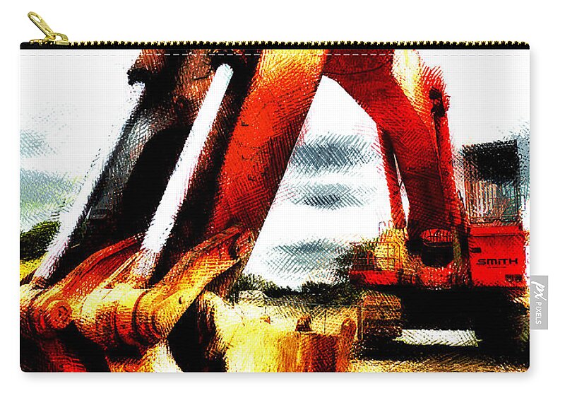 Big Zip Pouch featuring the photograph The Crab Claw by Steve Taylor