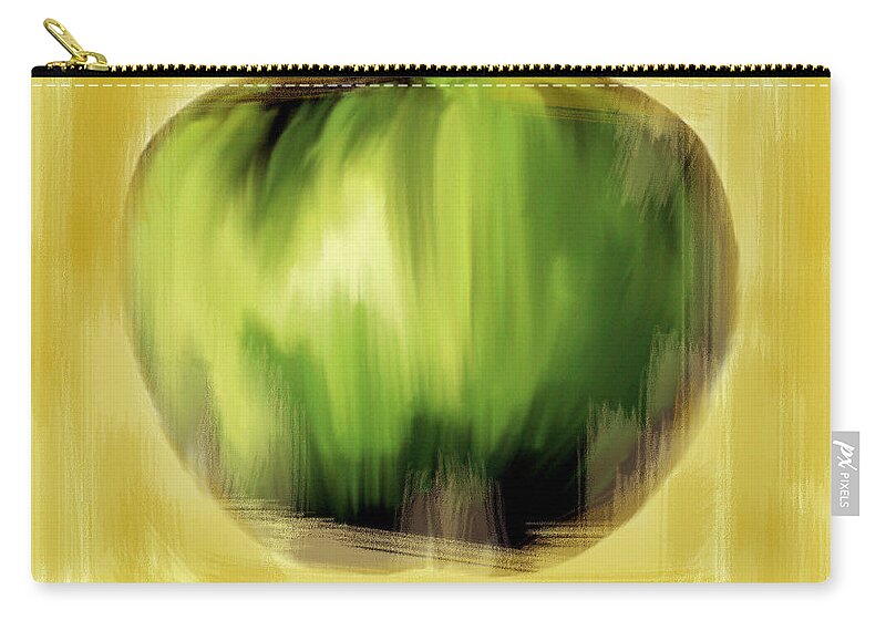 The Beatles Zip Pouch featuring the painting The Creative Apple #1 by Iconic Images Art Gallery David Pucciarelli