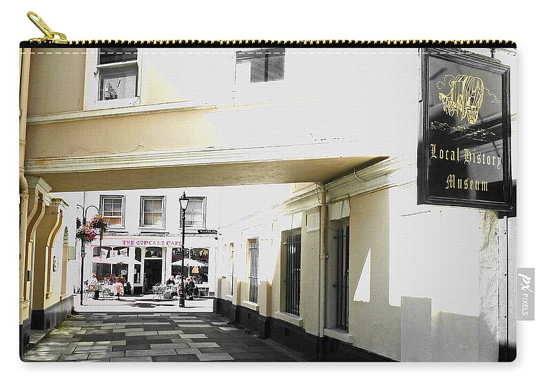 Local Zip Pouch featuring the photograph The Cupcake Cafe by Steve Taylor