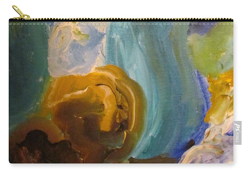 The Dance Zip Pouch featuring the painting The Dance by Shea Holliman