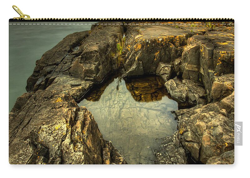 Bay Carry-all Pouch featuring the photograph The Edge by Jakub Sisak
