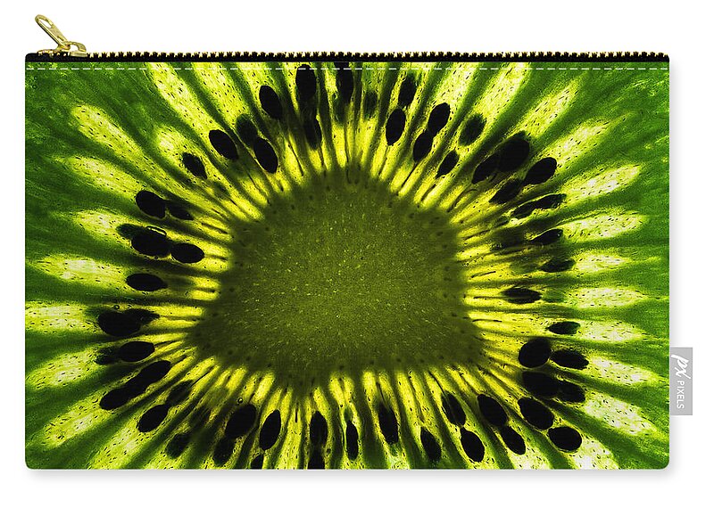 Abstract Zip Pouch featuring the photograph The Eye by Gert Lavsen