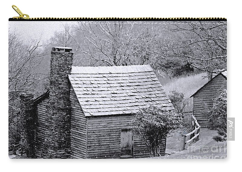 Country Zip Pouch featuring the photograph The Family Home by Sandra Clark