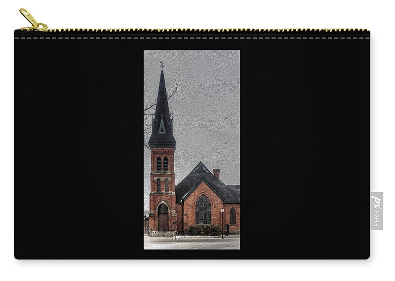 Cloudy Zip Pouch featuring the photograph The Gift by Rebecca Samler