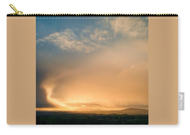 Beautiful Zip Pouch featuring the photograph The Glow by Aleck Cartwright