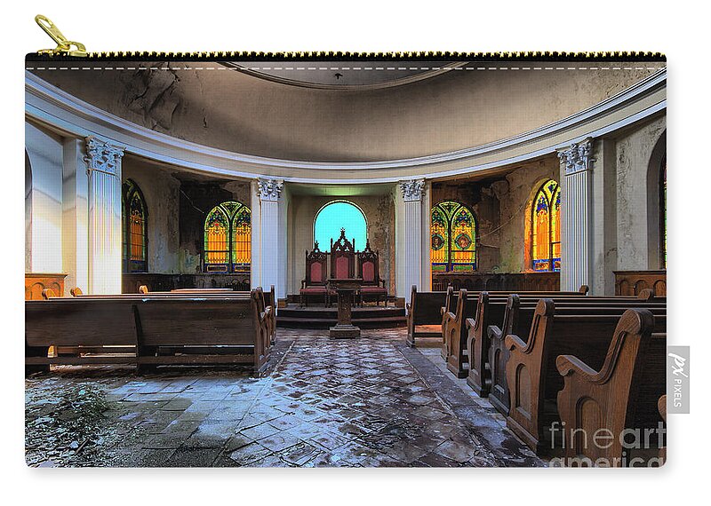 Hdr Zip Pouch featuring the photograph The Grand Geometrician of the Universe by Rick Kuperberg Sr