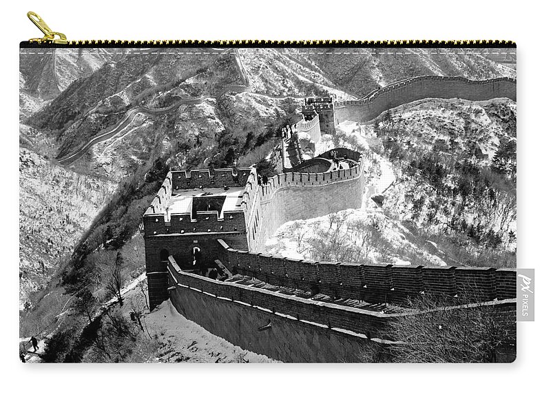 China Carry-all Pouch featuring the photograph The Great Wall of China by Sebastian Musial
