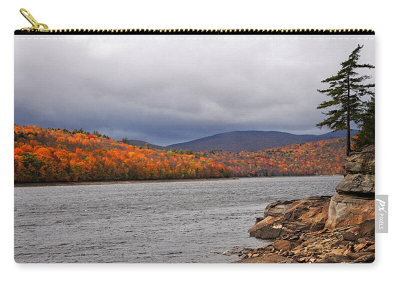 Ledges Zip Pouch featuring the photograph The Ledges No 1 by Mike Martin