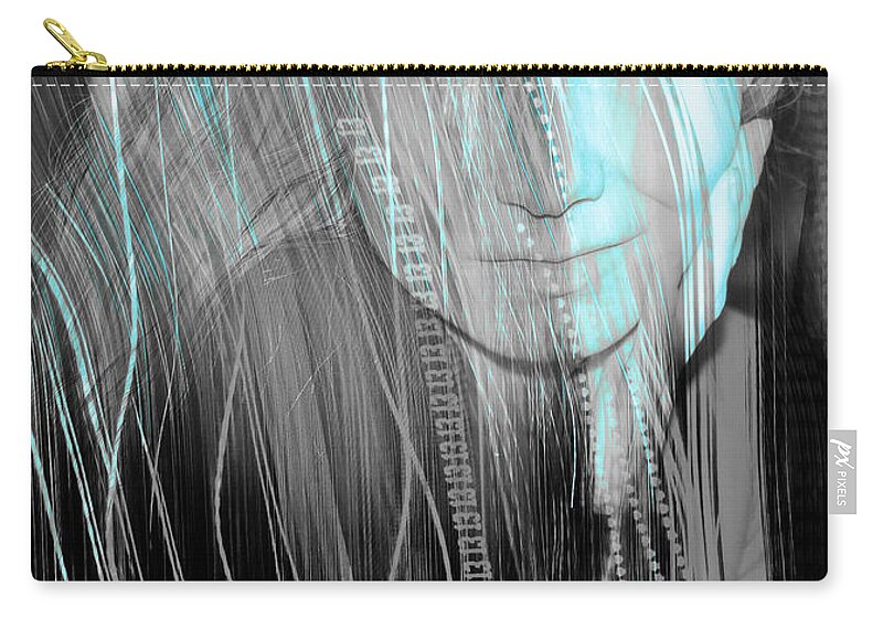 Woman Zip Pouch featuring the photograph The Lucky 13 v2 by Alex Art