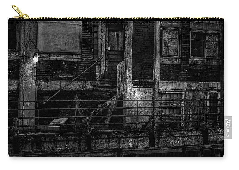Night Zip Pouch featuring the photograph The Office by Bob Orsillo