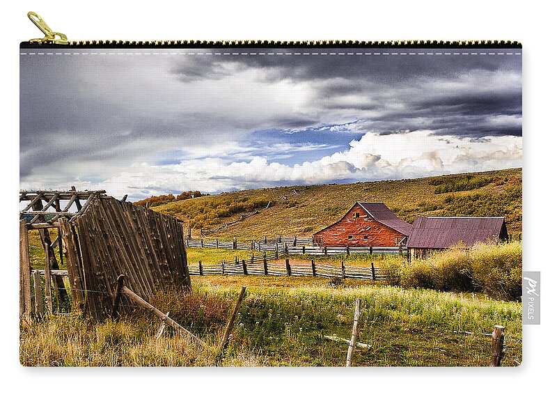 Nature Zip Pouch featuring the photograph The Ol' Homestead by Steven Reed