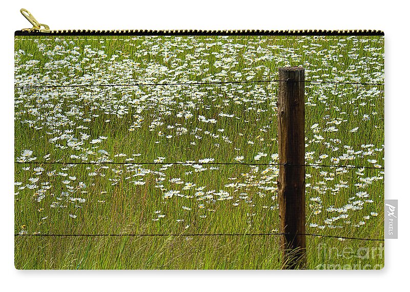 Flowers Zip Pouch featuring the photograph The Other Side by Jim Garrison