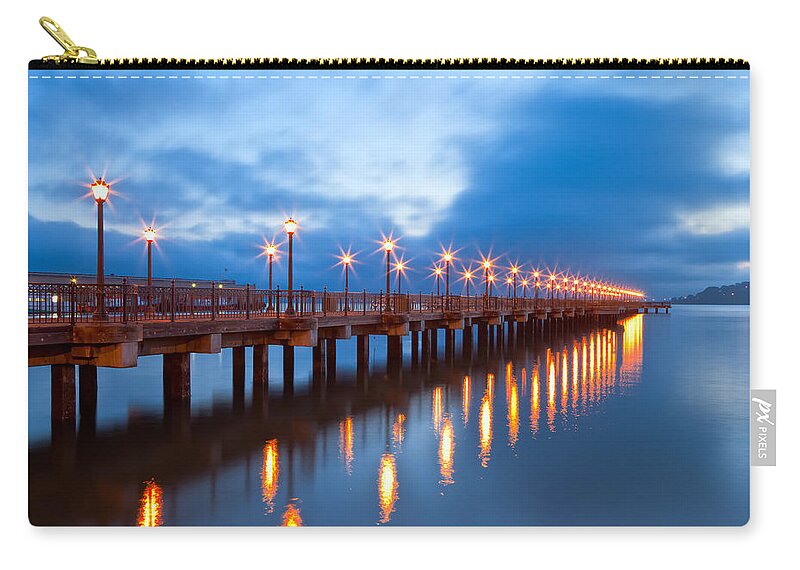 San Francisco Carry-all Pouch featuring the photograph The Pier by Jonathan Nguyen