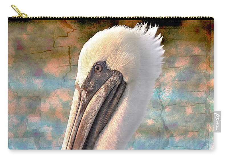 Pelican Carry-all Pouch featuring the photograph The Prince by Debra and Dave Vanderlaan