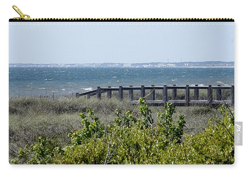 Beach Zip Pouch featuring the photograph The Real Gulf Coast by Debra Forand