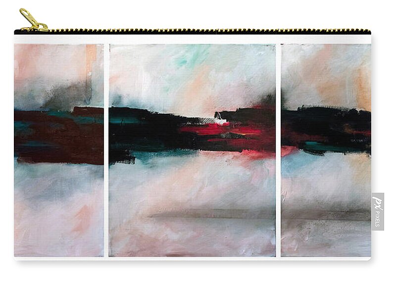 River Tethys Zip Pouch featuring the painting The River Tethys by Sean Parnell