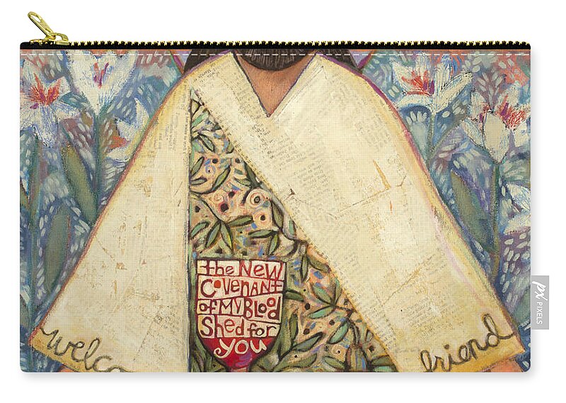 Jen Norton Carry-all Pouch featuring the painting The Sacrifice by Jen Norton
