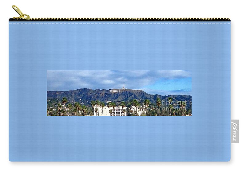 Hollywood Carry-all Pouch featuring the photograph The Sign by Denise Railey