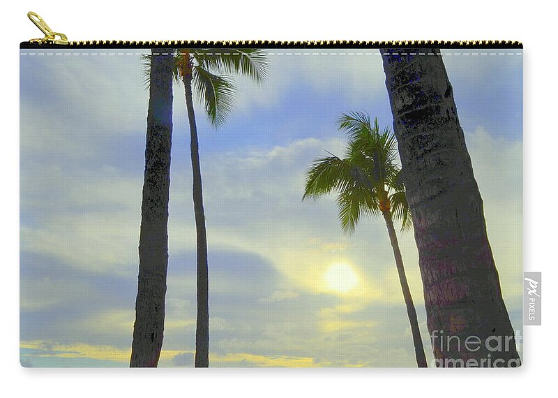 Sunrise Zip Pouch featuring the photograph The Sky Beyond by Mary Deal