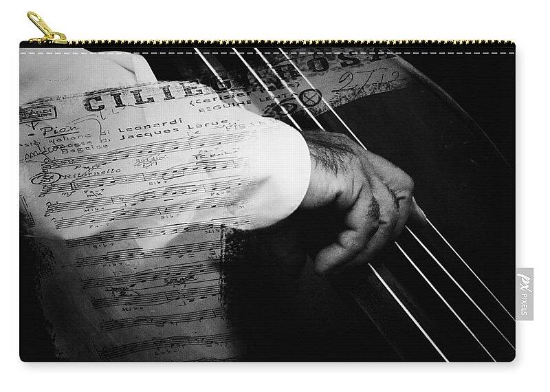 Music Zip Pouch featuring the photograph The Sound Of Memory by Connie Handscomb
