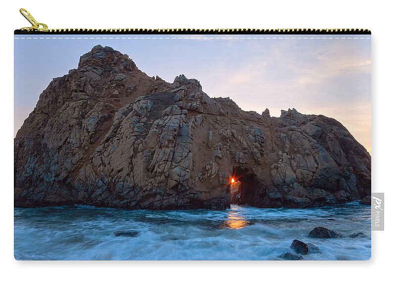 Landscape Carry-all Pouch featuring the photograph The Star of Pfeiffer by Jonathan Nguyen