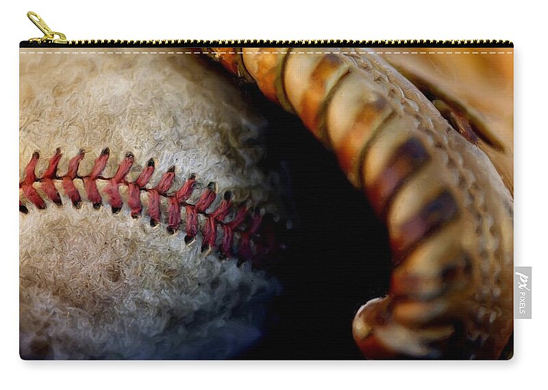 Stitches Zip Pouch featuring the photograph The Tools Of The Game by Karol Livote