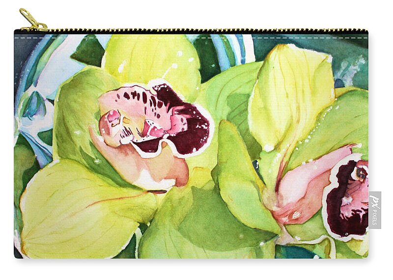  Zip Pouch featuring the painting The Two Sisters by Christiane Kingsley