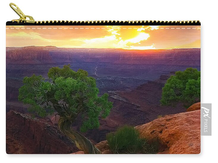 American Zip Pouch featuring the photograph The Way Of Life by Kadek Susanto