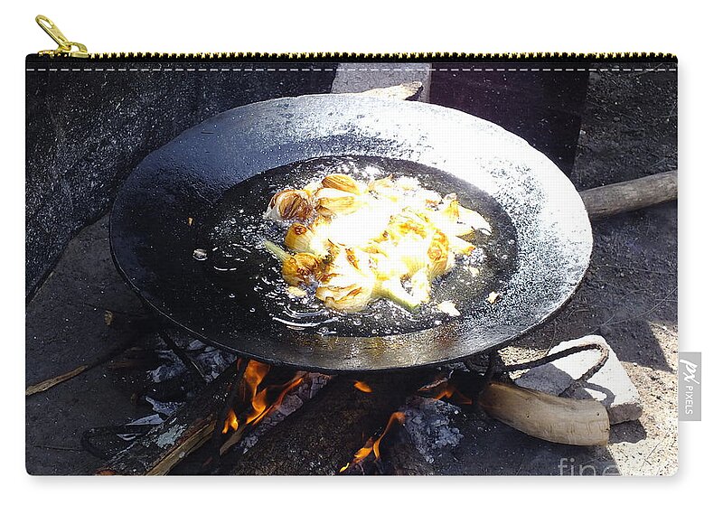 Mexico Zip Pouch featuring the photograph The Way to Fried by Yenni Harrison
