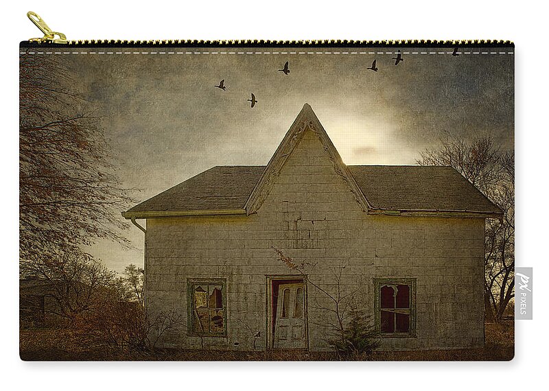 Old House Zip Pouch featuring the photograph The Witch's House by Nikolyn McDonald