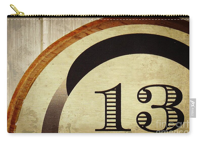 13 Zip Pouch featuring the photograph Thirteen by Valerie Reeves