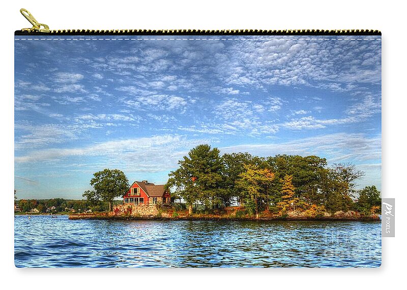 Scenic Zip Pouch featuring the photograph This Little Beauty by Kathy Baccari
