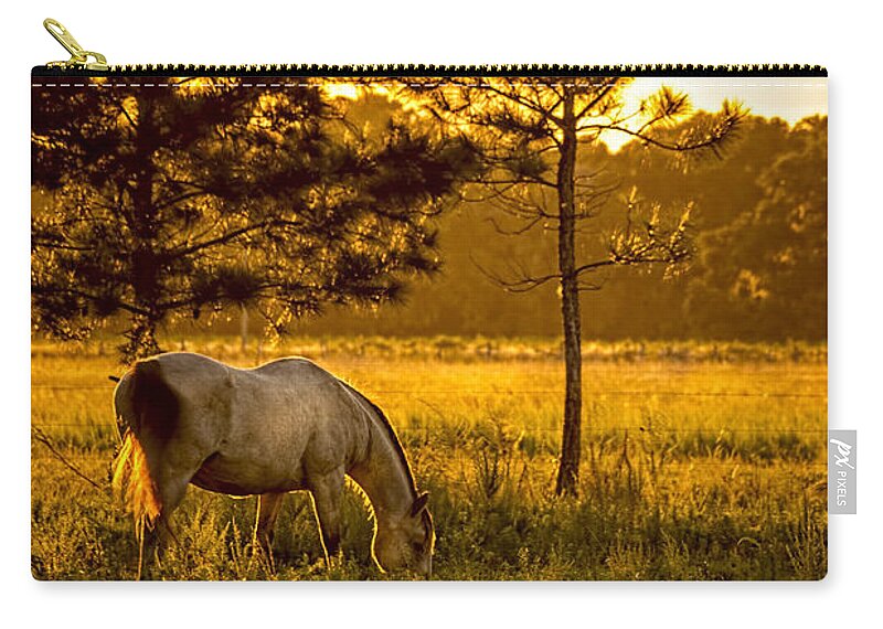 Farmland Zip Pouch featuring the photograph This Old Friend by Marvin Spates