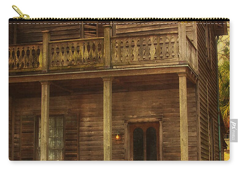 House Zip Pouch featuring the photograph This Old House by Kim Hojnacki