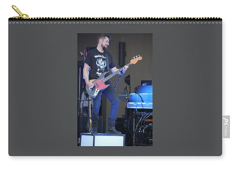 Guitar Carry-all Pouch featuring the photograph Thomas Rhett concert by Valerie Collins