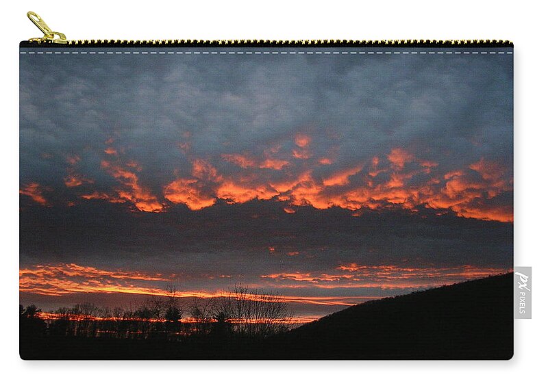 Landscape Zip Pouch featuring the photograph Thors Slumber by Jack Harries