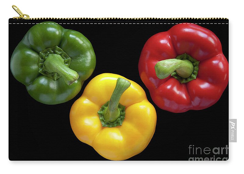 Heiko Zip Pouch featuring the photograph Three colors by Heiko Koehrer-Wagner