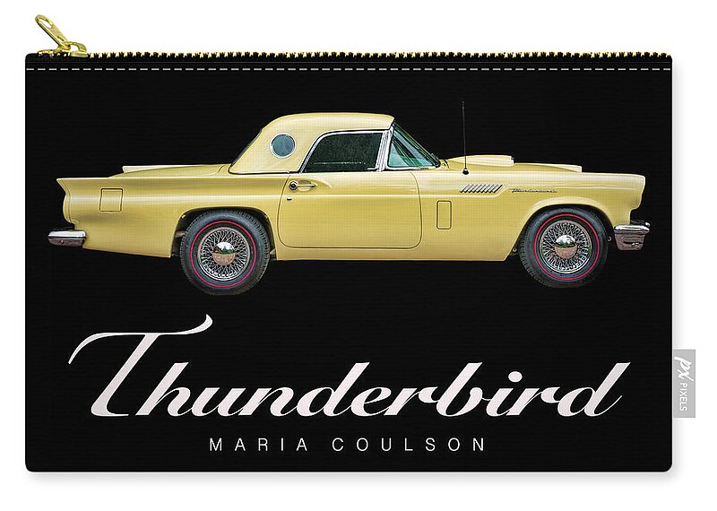 1957 Zip Pouch featuring the photograph Thundefbird by Maria Coulson