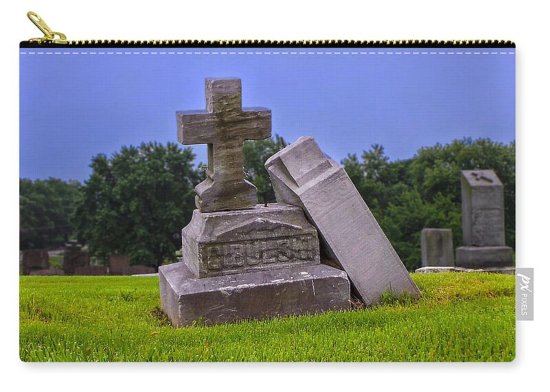 Love Zip Pouch featuring the photograph Till Death Do Us Part by Charlie Cliques