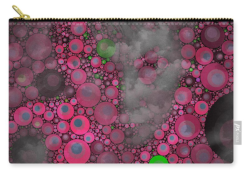 Circles Carry-all Pouch featuring the digital art Time Warp by Dorian Hill