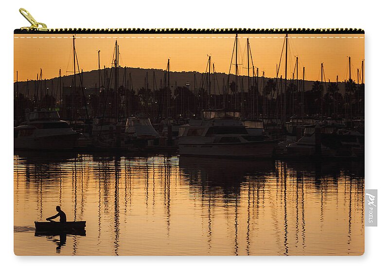Sunset Zip Pouch featuring the photograph Timeless Dusks by Denise Dube